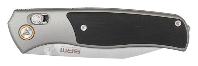 Ніж складаний SRM Medal 259L-AK, чорно-сірий