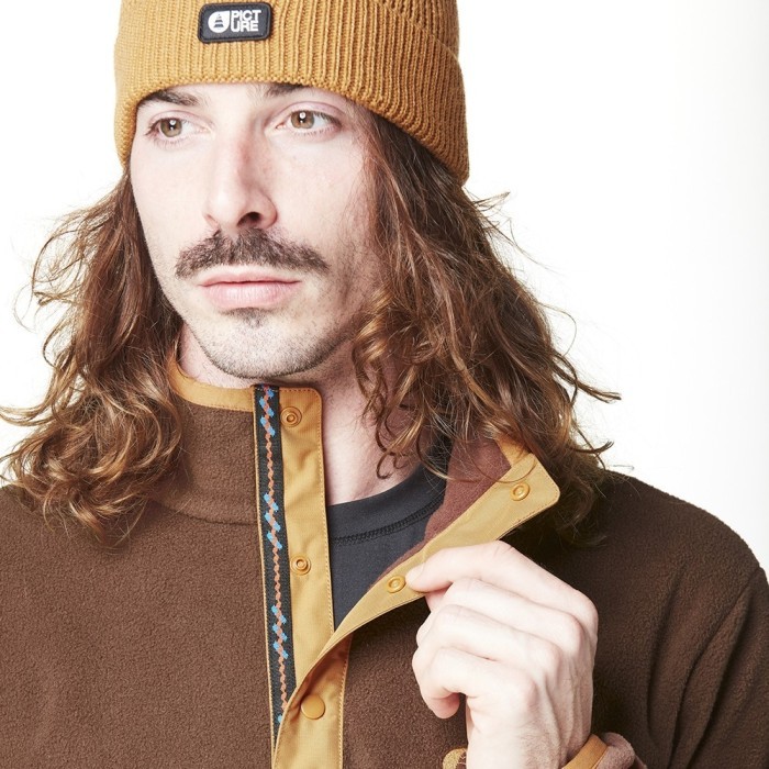 Picture Organic реглан флісовий Arcca cocoa brown-chicory coffee XXL