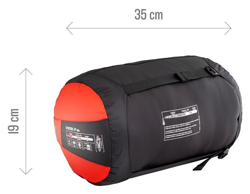 Мішок спальний Millet SYNTEK-5 REG 210 см Dark orion/fire (MIC1115)