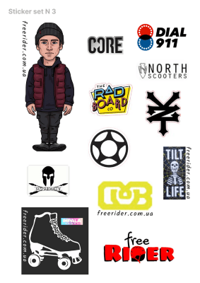 Наклейка (стікер) колаборація 047020