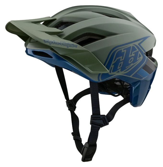 Вело шолом TLD Flowline SE HELMET BADGE [OLIVE/INDIGO] M/L