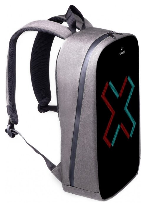 Рюкзак Sobi Pixel Max SB9703 Gray з LED екраном