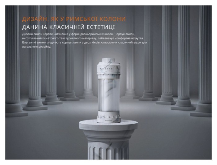 Ліхтар кемпінговий Fenix CL22R, темно-зелений