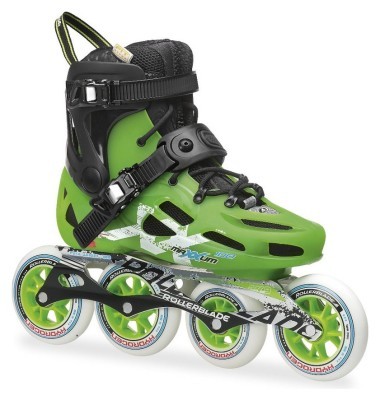 Роликові коньки для дорослих Rollerblade MAXXUM 100 41 (8.5US) 265мм Black/acid green (07367000 9C5)
