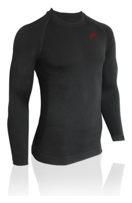 Термобілизна для дорослих: чоловіча кофта Fuse MEGALIGHT 240 HEAT LONGSHIRT MAN M Black