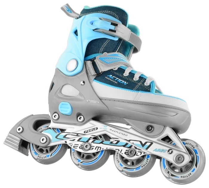 Роликові ковзани Action KIRE/Blue/37-40