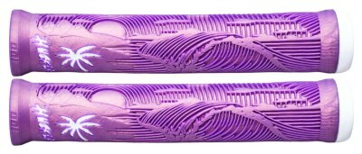 Гріпси для самокату ODI Hucker Flangeless 160mm - Iridescent Purple/White