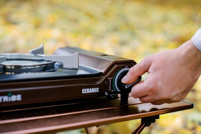 Газова плита Tribe Ceramic T-HD-0004, brown