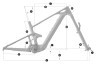 Електровелосипед MONDRAKER NEAT R Carbon 29" 160mm, 360Wh TQ HPR-50, Black/Silver, M Фото - 3