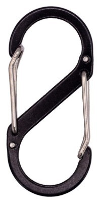 Набір карабінів алюмінієвих Трамп S-типу середній UTRA-306 (10 шт)