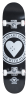 Скейтборд Heart Supply Logo Complete Skateboard (8", Badge Black)