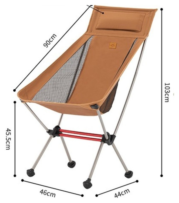 Крісло складане ультралегке Naturehike Stellaluna L02 CNK2350JJ018, помаранчевий