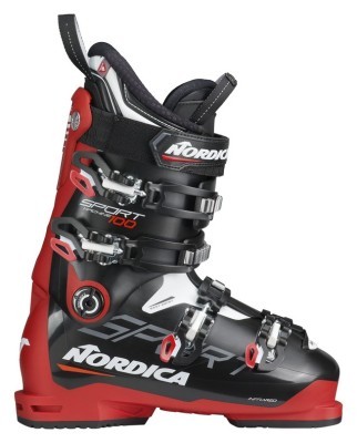 Черевики гірськолижні Nordica SPORTMACHINE 100 41 (265мм) Black/red/white (050R3001-WRH)