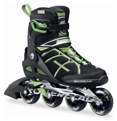 Роликові коньки для дорослих Rollerblade MACROBLADE 80 M 41 (8.5US) 265мм Black/green (07623700 T83)