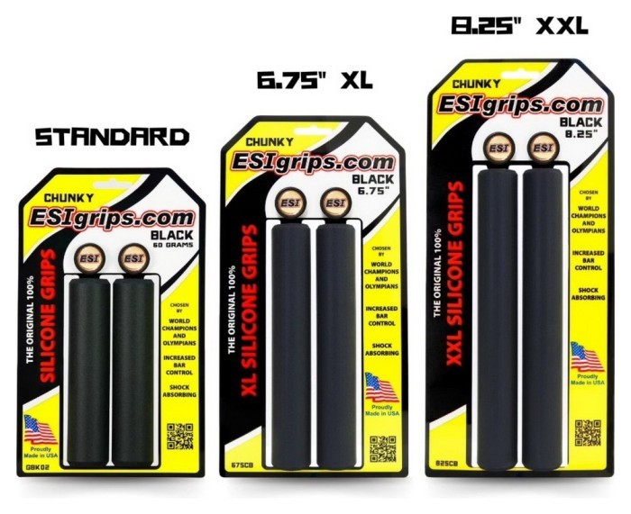 Гріпси ESI XXL 8.25" Extra Chunky (чорні)