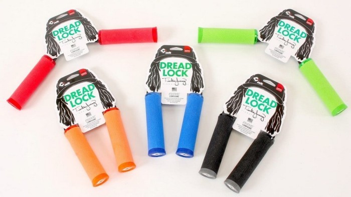 Грипси ODI Tinker Juarez Dread Lock Grip Blue w/Blue Clamp сині із синіми замками