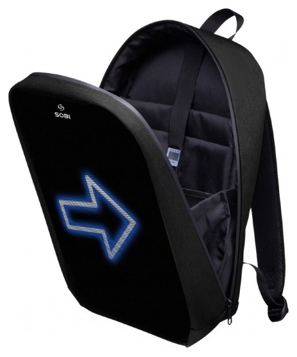 Рюкзак Sobi Pixel Max SB9703 Black із LED екраном