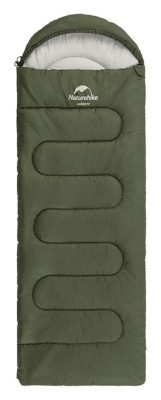 Спальний мішок Naturehike Y150L NH21MSD08, правий, темно-зелений