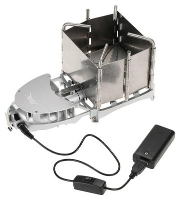 Твердопаливна піч з турбiною та живленням BRS-116