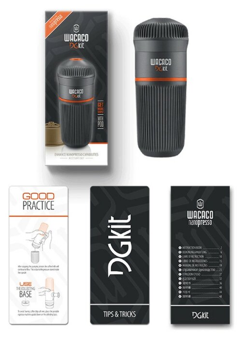 Аксесуари до Wacaco Nanopresso DG Kit (резервуар 140 мл, чашка, адаптер для капсул)