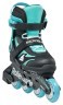 Ролики Rollerblade Microblade black-light blue Фото - 3