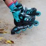 Ролики Rollerblade Microblade black-light blue Фото - 7