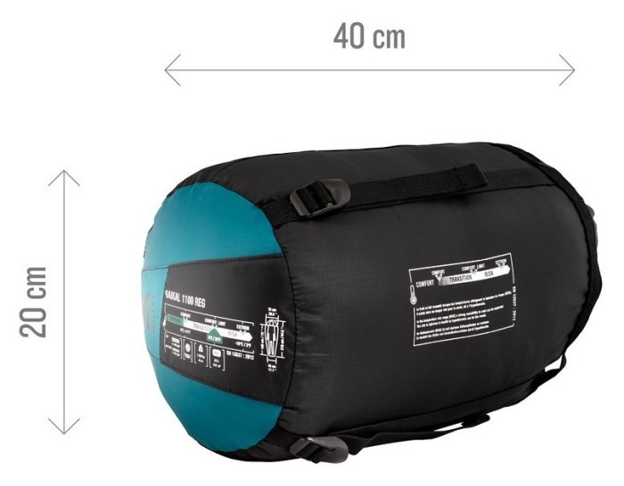 Мішок спальний Millet BAIKAL 1100 REG R 215 см Orion blue (MIC1071)