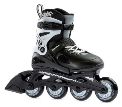 Роликові коньки дитячі Rollerblade FURY 29-33 (185-210мм) Black/white (07067000)