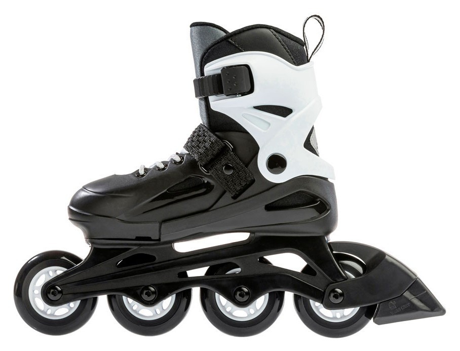 Роликові коньки дитячі Rollerblade FURY 29-33 (185-210мм) Black/white (07067000)