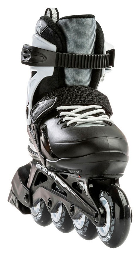 Роликові коньки дитячі Rollerblade FURY 29-33 (185-210мм) Black/white (07067000)
