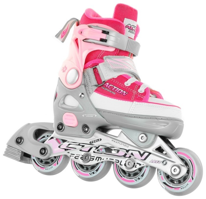 Роликові ковзани Action ANNY/Pink/29-32