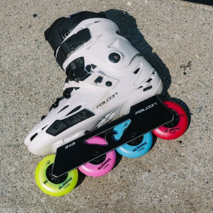 Колеса для роликових ковзанів Flying Eagle Sliders 90A 4 шт червоні 72 мм