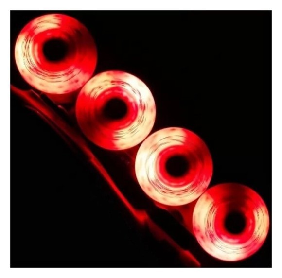 Колесо для роликів, що світяться Flying Eagle Lazerwheelz Red 76 мм