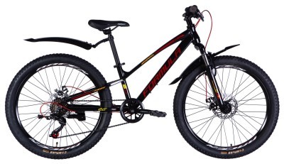 Велосипед AL 24" Formula ACID DD FR рама-11" чорний з червоним 2026