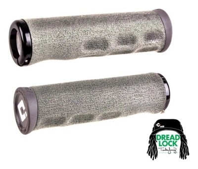 Грипси ODI Tinker Juarez Dread Lock Grip Graphite w/Black Clamp сірі із чорними замками