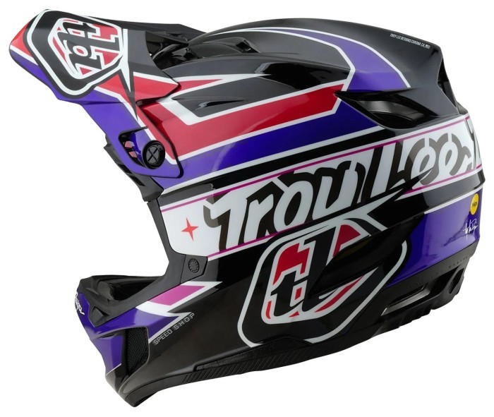 Вело шолом TLD D4 POLYACRYLITE HELMET; LINEAR [BLACK] M