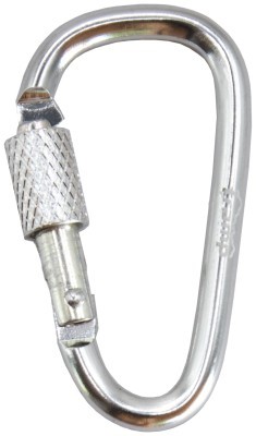 Набір карабінів алюмінієвих сувенірних Трамп 10 шт 5 см з муфтою silver UTRA-299