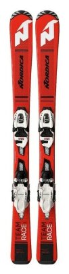 Ліжі для підлітків комплект Nordica TEAM J RACE FDT+JR 4.5 110см Red/black (0A9164+0C9024MF)