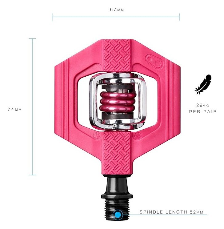 Педалі для велосипеда Crankbrothers CANDY 1 Pink (16172)