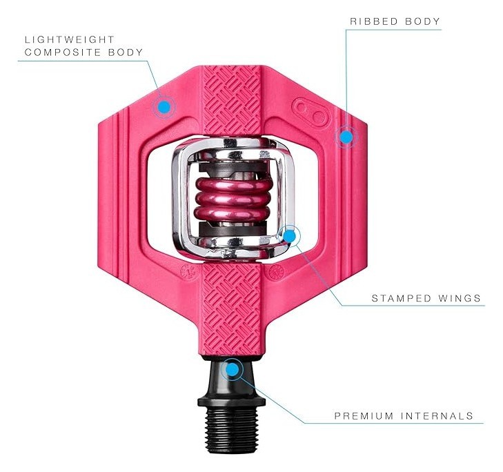 Педалі для велосипеда Crankbrothers CANDY 1 Pink (16172)