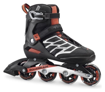 Роликові коньки для дорослих Rollerblade SPARK 80 42 (9US) 270мм Black/bright red (07849500 M26)