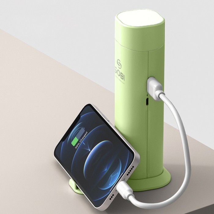 Power Bank Лампа Sobi D16 Green 5000 mAh