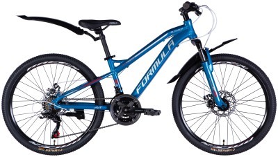 Велосипед AL 24&quot; Formula BLACKWOOD 1.0 DD FR рама-12,5&quot; синьо-сріблястий 2025