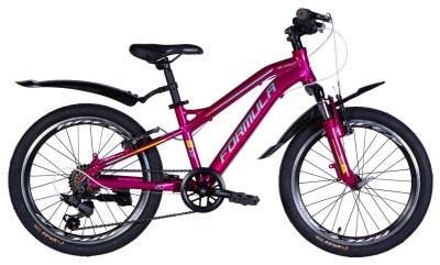 Велосипед AL 20" Formula BLACKWOOD Vbr FR рама-11" малиновий 2026