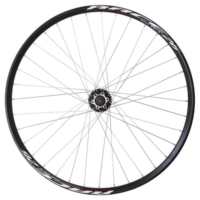 Колесо пров. VLT 26" AL 36H двост. під диск.; Втулка SHUNFENG SF-H25F чорн. на гайках