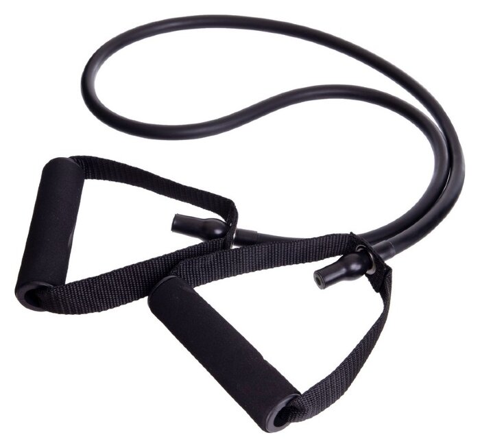 Еспандер трубчастий з ручками SP-Sport FI-2080-BK 20LB чорний (латекс, d-12x6мм, l-120см)