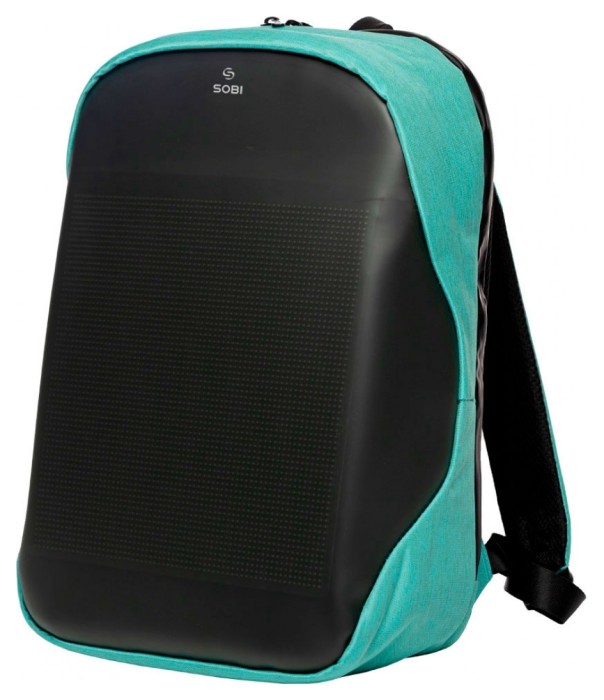 Рюкзак Sobi Pixel Neo SB9704 Mint із LED екраном