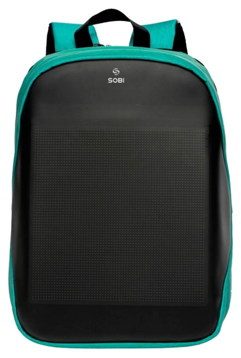 Рюкзак Sobi Pixel Neo SB9704 Mint із LED екраном