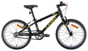 Велосипед 18" Leon GO Vbr 2022 (чорний з жовтим)