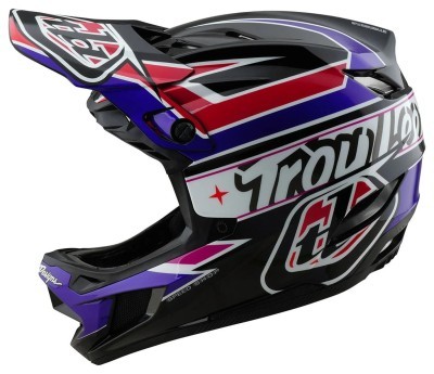 Вело шолом TLD D4 POLYACRYLITE HELMET; LINEAR [BLACK] L